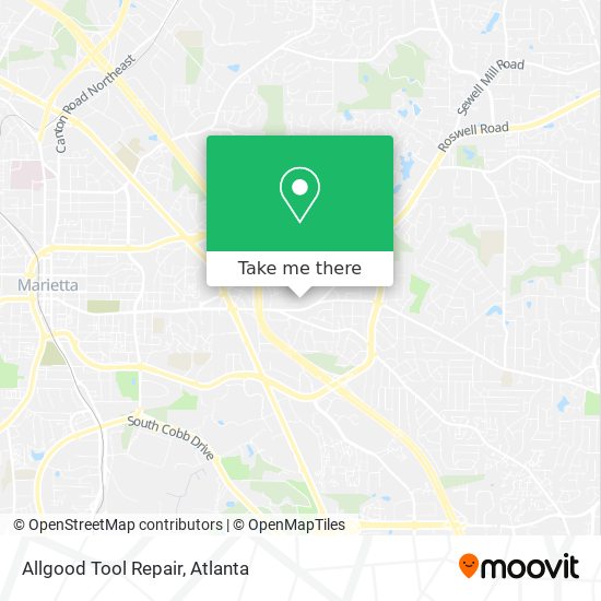 Allgood Tool Repair map