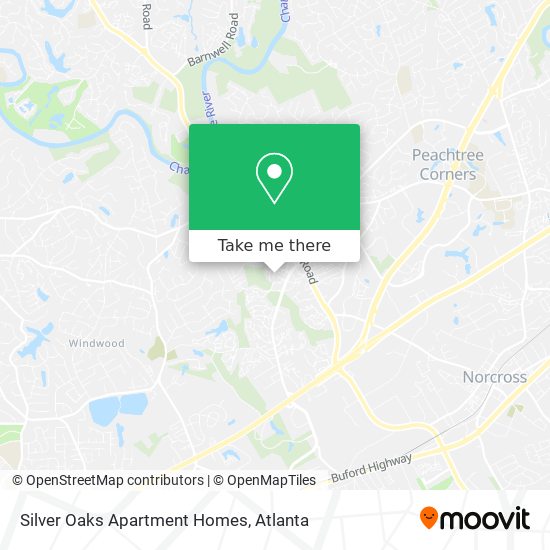 Mapa de Silver Oaks Apartment Homes