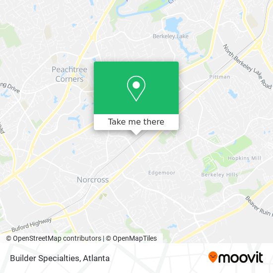 Builder Specialties map