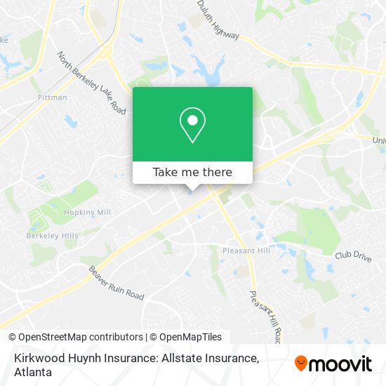 Kirkwood Huynh Insurance: Allstate Insurance map