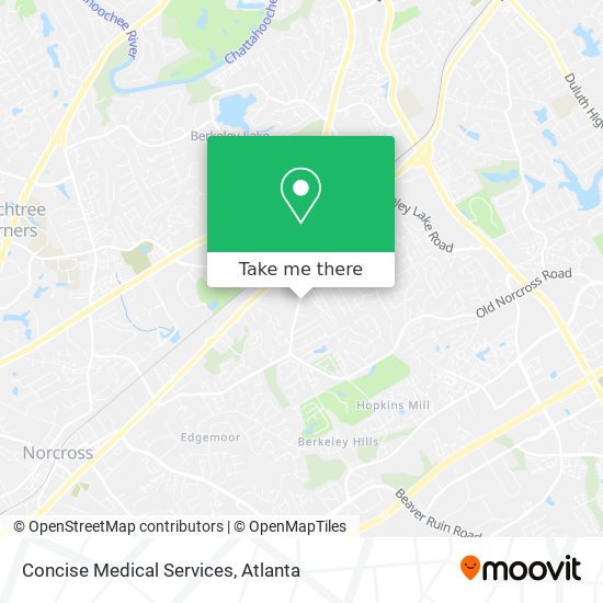 Concise Medical Services map