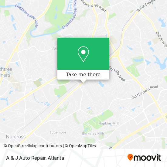 Mapa de A & J Auto Repair