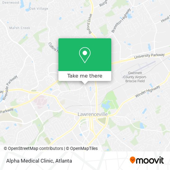 Mapa de Alpha Medical Clinic