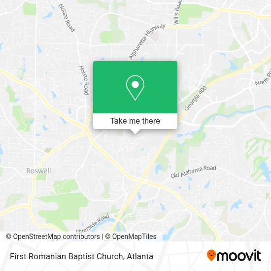 First Romanian Baptist Church map