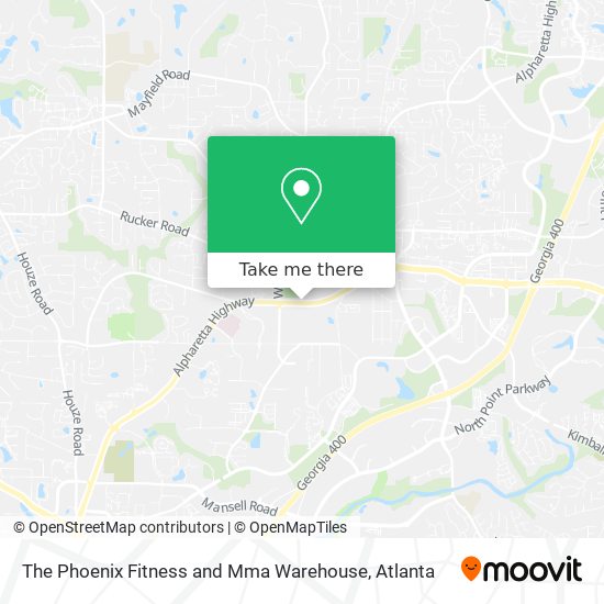 Mapa de The Phoenix Fitness and Mma Warehouse