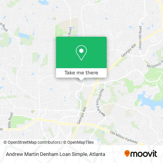 Andrew Martin Denham Loan Simple map