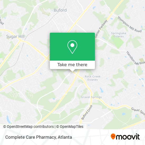 Mapa de Complete Care Pharmacy