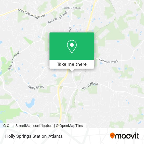 Mapa de Holly Springs Station