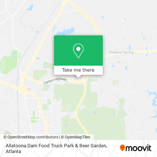 Allatoona Dam Food Truck Park & Beer Garden map