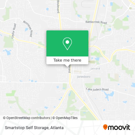 Mapa de Smartstop Self Storage