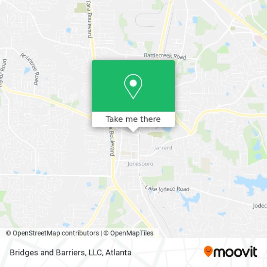 Bridges and Barriers, LLC map