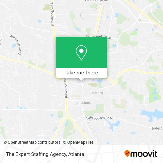 The Expert Staffing Agency map