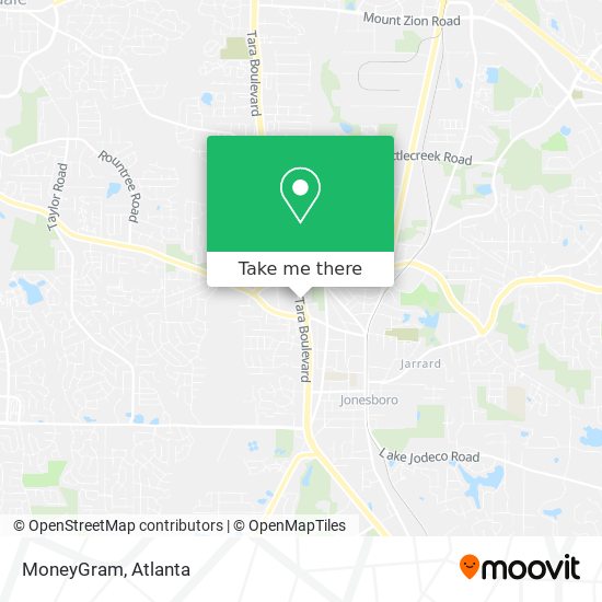 MoneyGram map