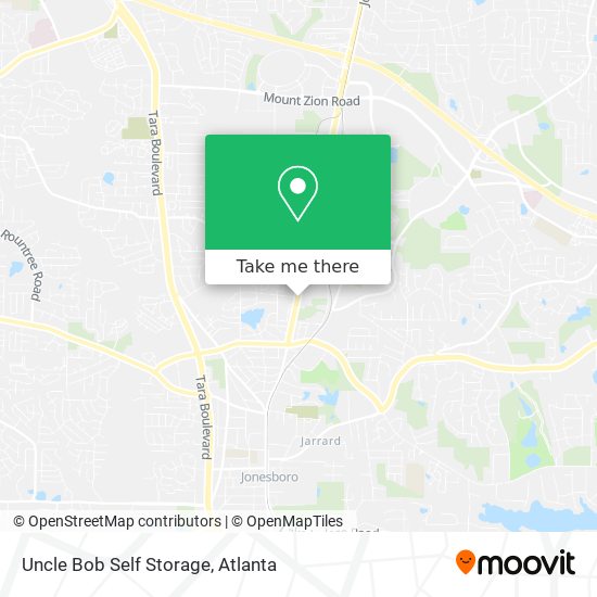 Uncle Bob Self Storage map