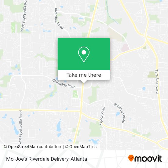 Mapa de Mo-Joe's Riverdale Delivery