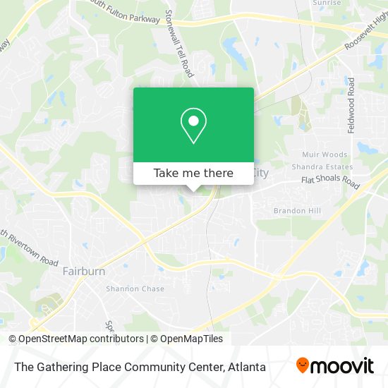 Mapa de The Gathering Place Community Center