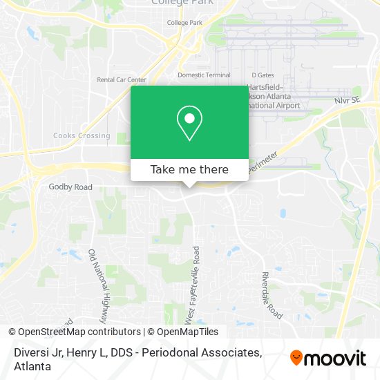 Diversi Jr, Henry L, DDS - Periodonal Associates map