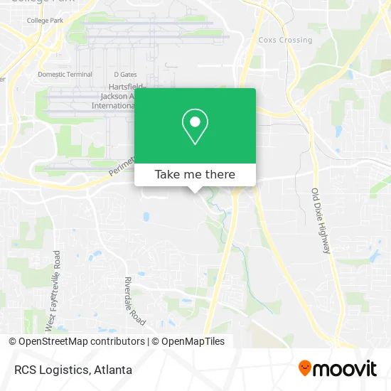 RCS Logistics map