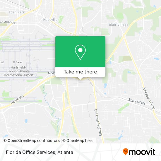 Florida Office Services map