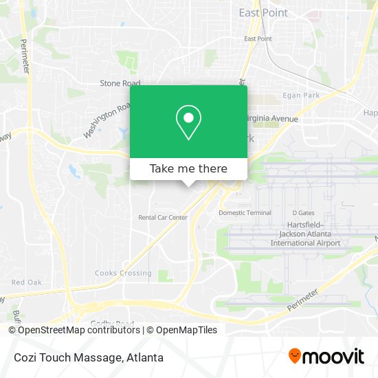 Mapa de Cozi Touch Massage