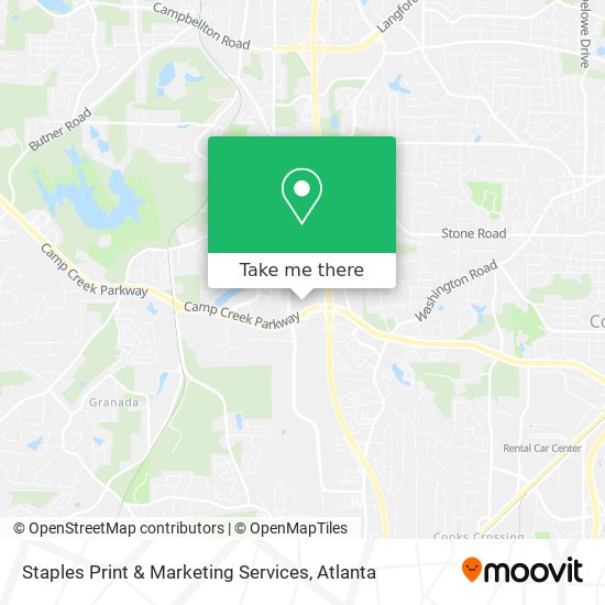 Staples Print & Marketing Services map