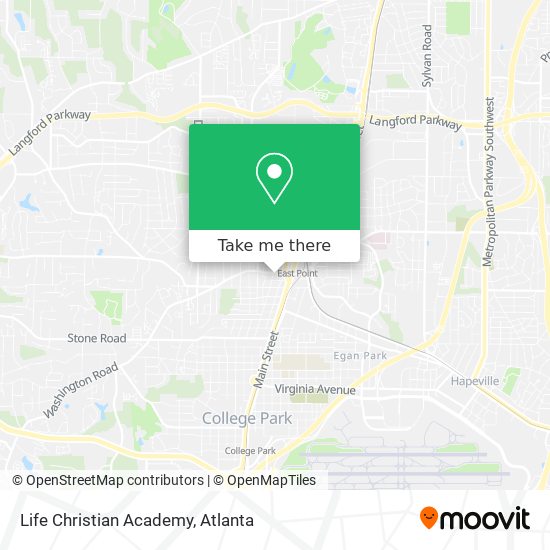 Life Christian Academy map
