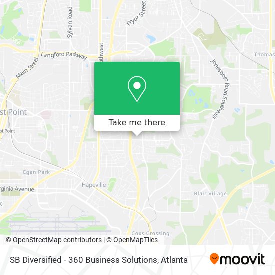 SB Diversified - 360 Business Solutions map