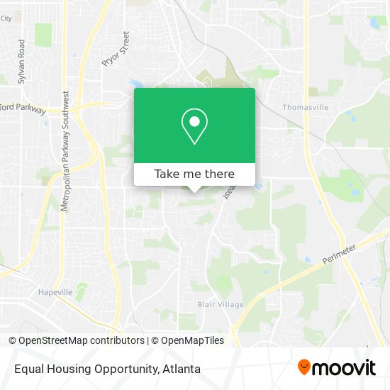 Equal Housing Opportunity map