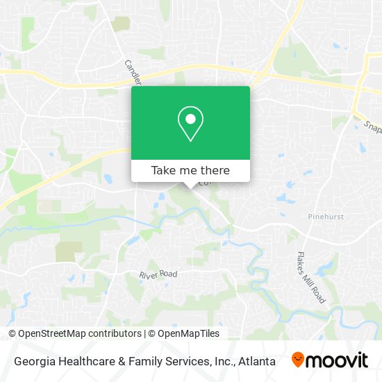 Mapa de Georgia Healthcare & Family Services, Inc.