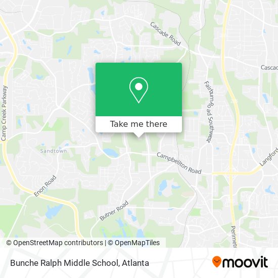 Bunche Ralph Middle School map