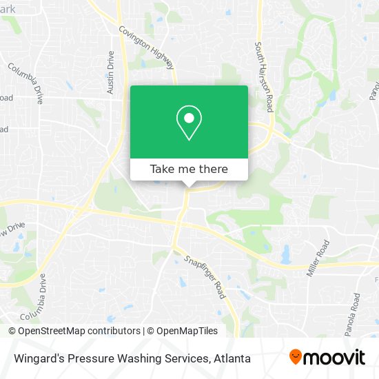 Wingard's Pressure Washing Services map