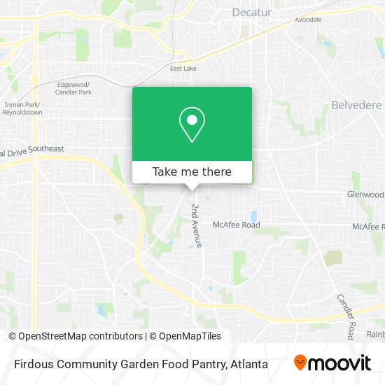 Mapa de Firdous Community Garden Food Pantry