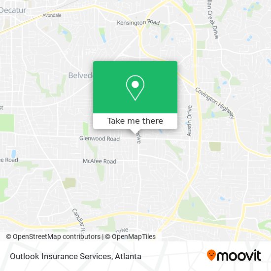 Outlook Insurance Services map
