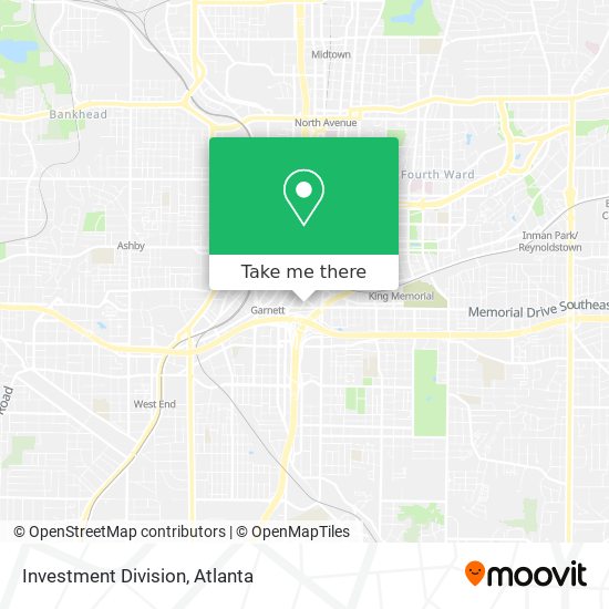 Investment Division map