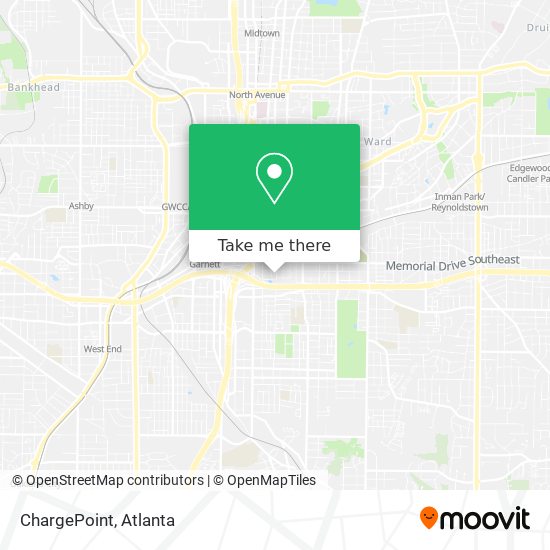 ChargePoint map