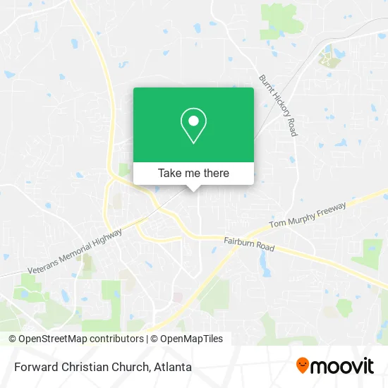 Forward Christian Church map