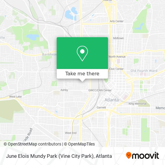 Mapa de June Elois Mundy Park (Vine City Park)