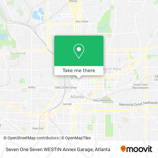 Seven One Seven WESTIN Annex Garage map