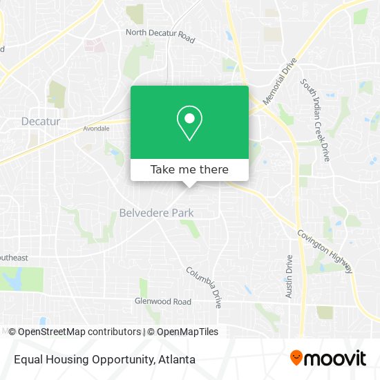 Equal Housing Opportunity map