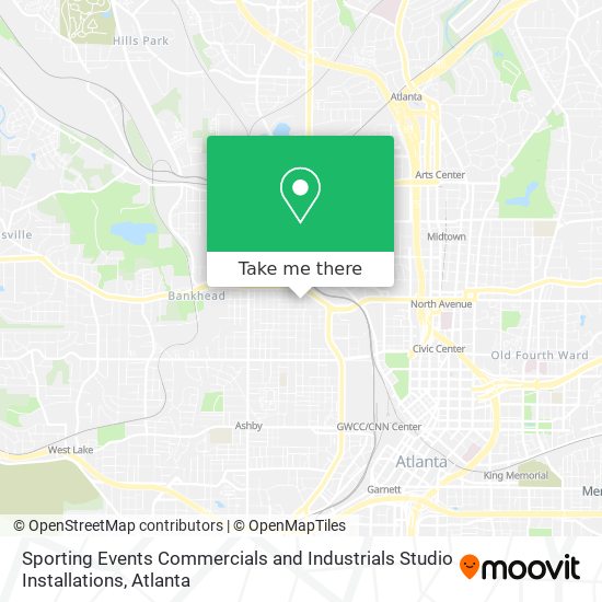 Sporting Events Commercials and Industrials Studio Installations map