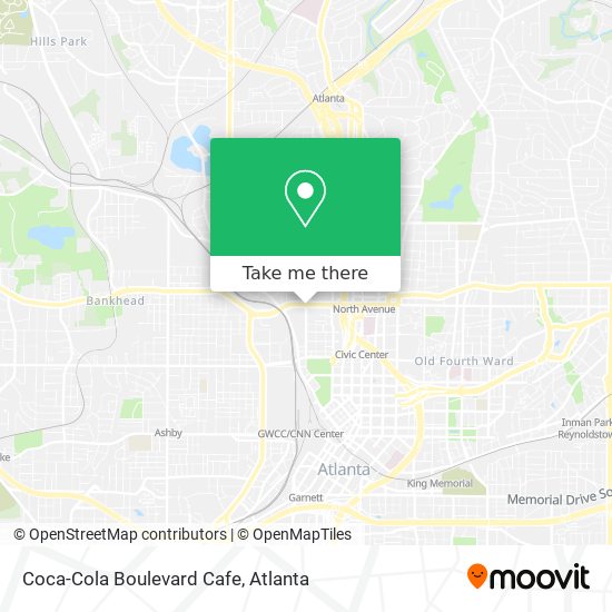 Coca-Cola Boulevard Cafe map