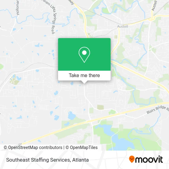 Southeast Staffing Services map