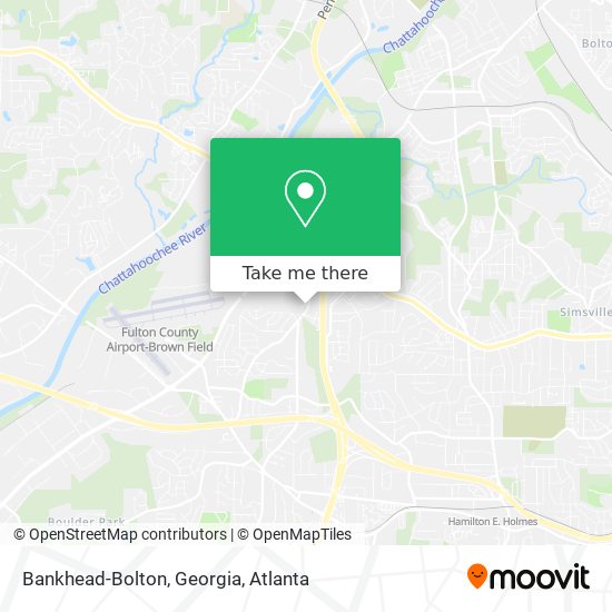 Mapa de Bankhead-Bolton, Georgia