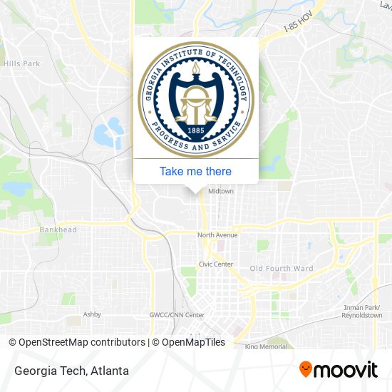 Georgia Tech map