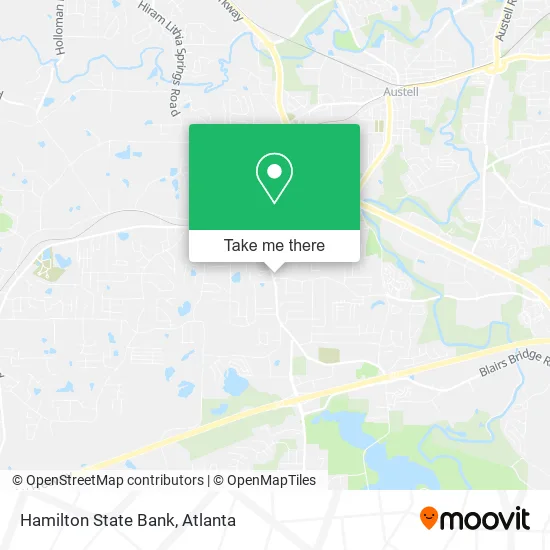 Mapa de Hamilton State Bank