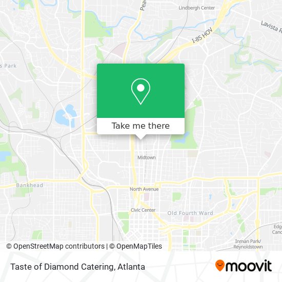 Taste of Diamond Catering map