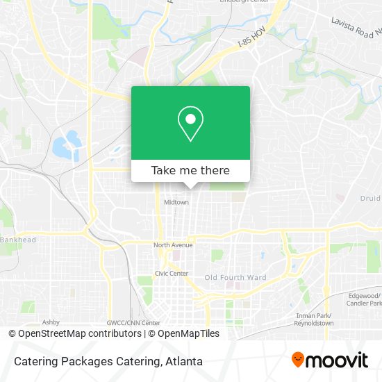 Catering Packages Catering map