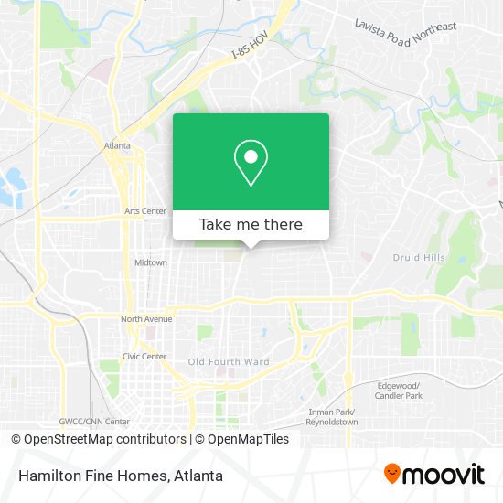 Hamilton Fine Homes map