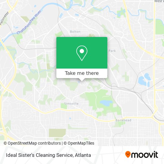 Mapa de Ideal Sister's Cleaning Service