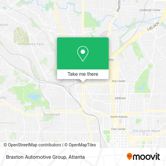 Braxton Automotive Group map